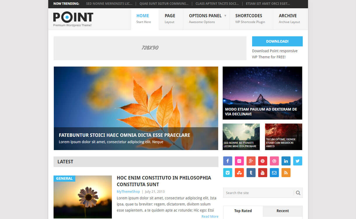 point-free-WordPress-theme