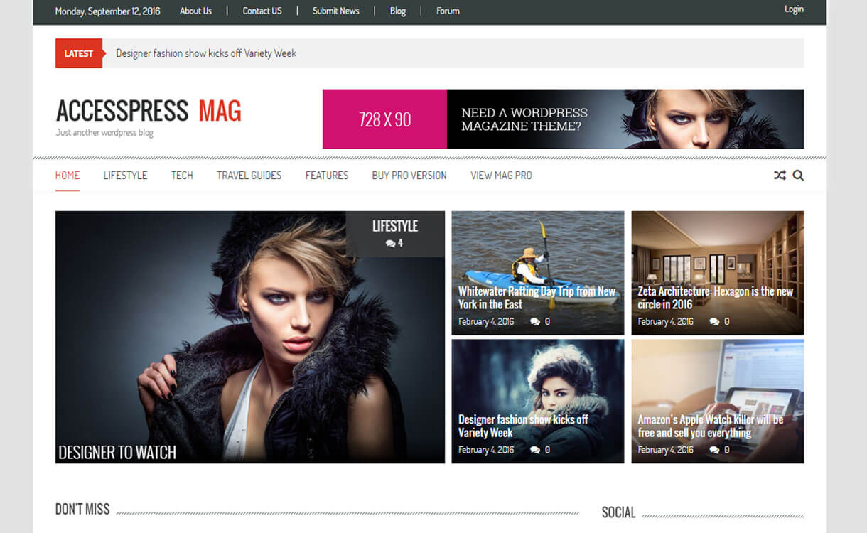 AccessPress Mag - Best Free WordPress News Magazine Themes
