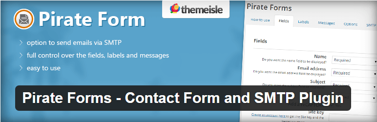 Pirate Forms Contact Form and SMTP Plugin
