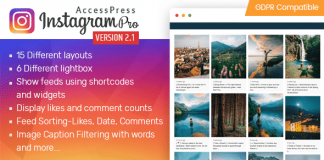 AccessPress Instagram Feed Pro - Premium Instagram Feed WordPress Plugin