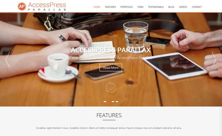 accesspress-prallax-free-WordPress-theme