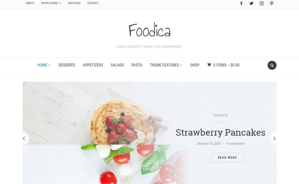 Foodica - Premium WordPress Food Recipe Theme