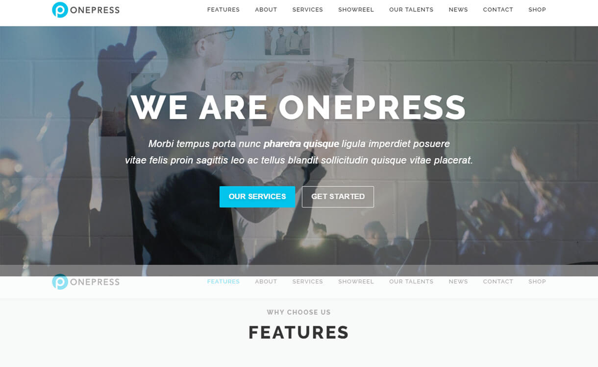 onepress-free-WordPress-theme