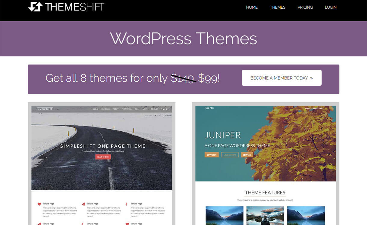 ThemeShift - WordPress deals for Christmas and New Year 2017