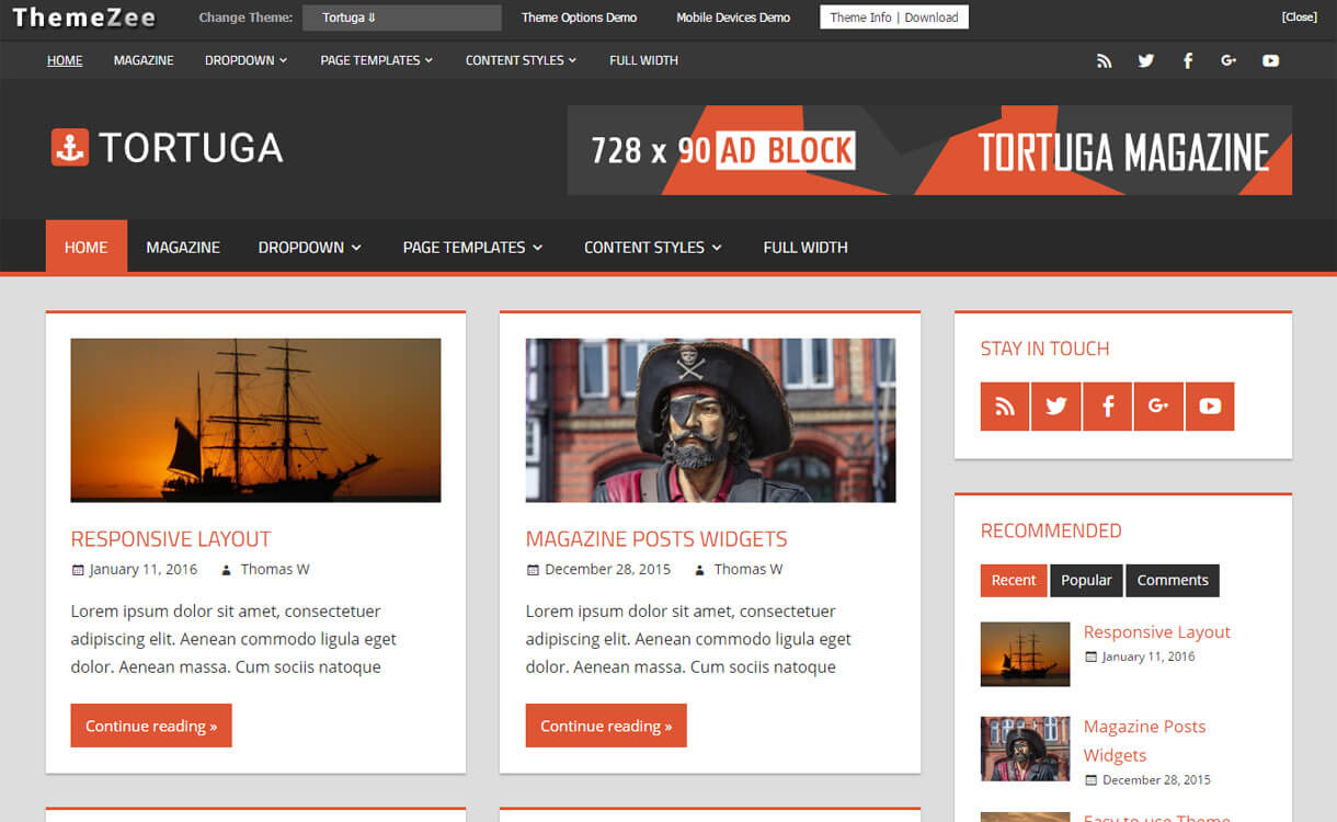 tortuga-free-WordPress-theme