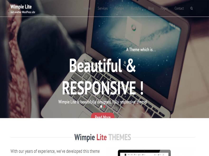 Wimpie Lite - Free WordPress Theme