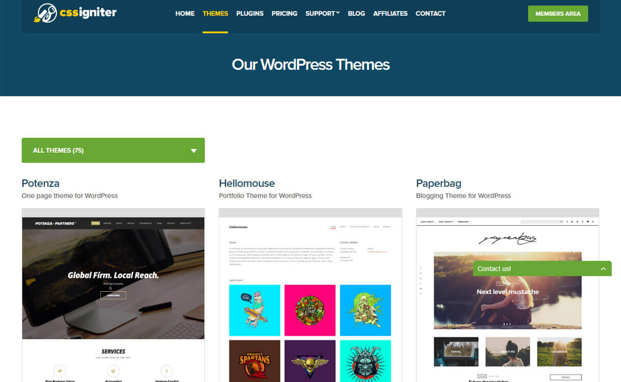 cssigniter-WordPress-theme-store