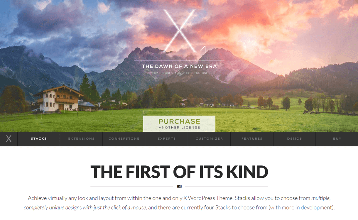 X: Premium WordPress Multipurpose Theme