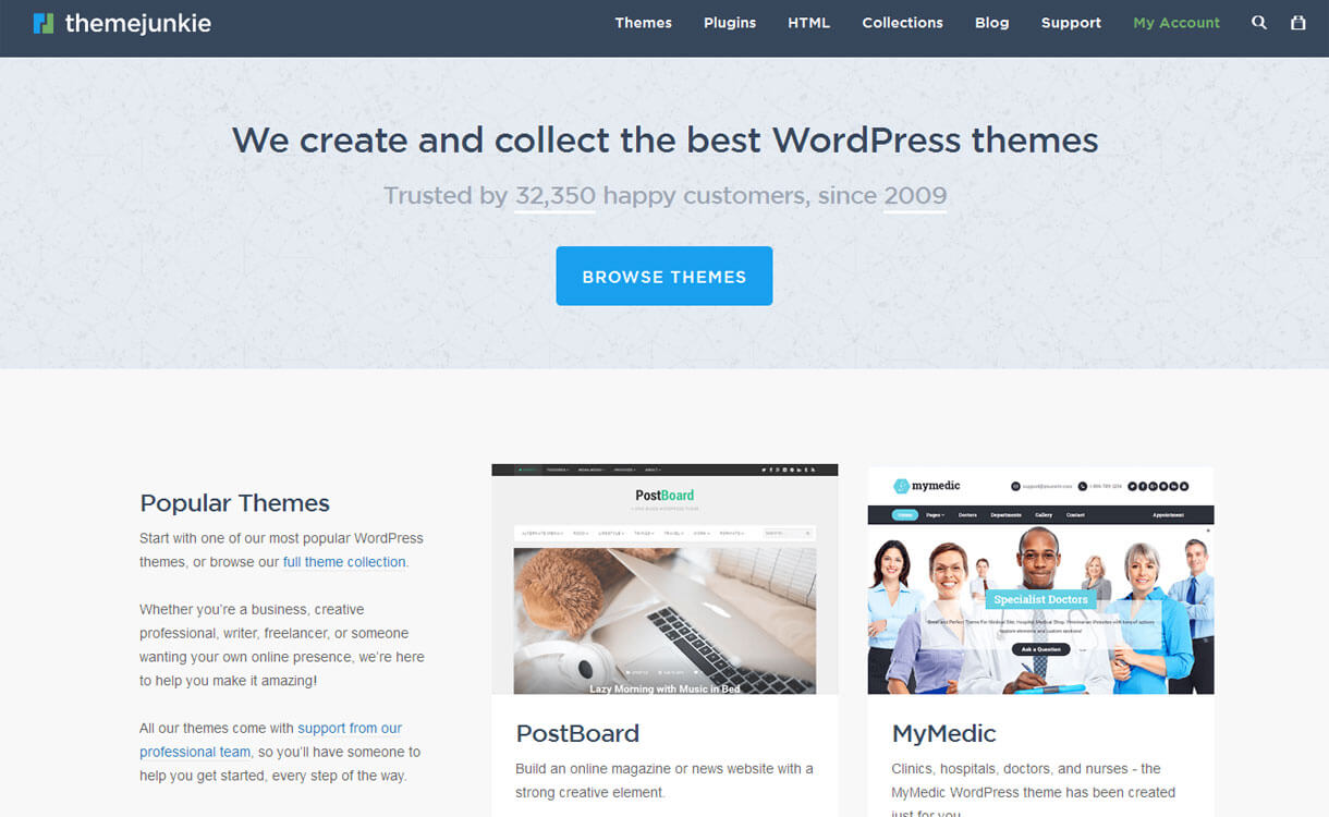 Theme Junkie - Best WordPress Theme Store