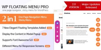WP Floating Menu Pro - Premium WordPress Navigation Menu Plugin