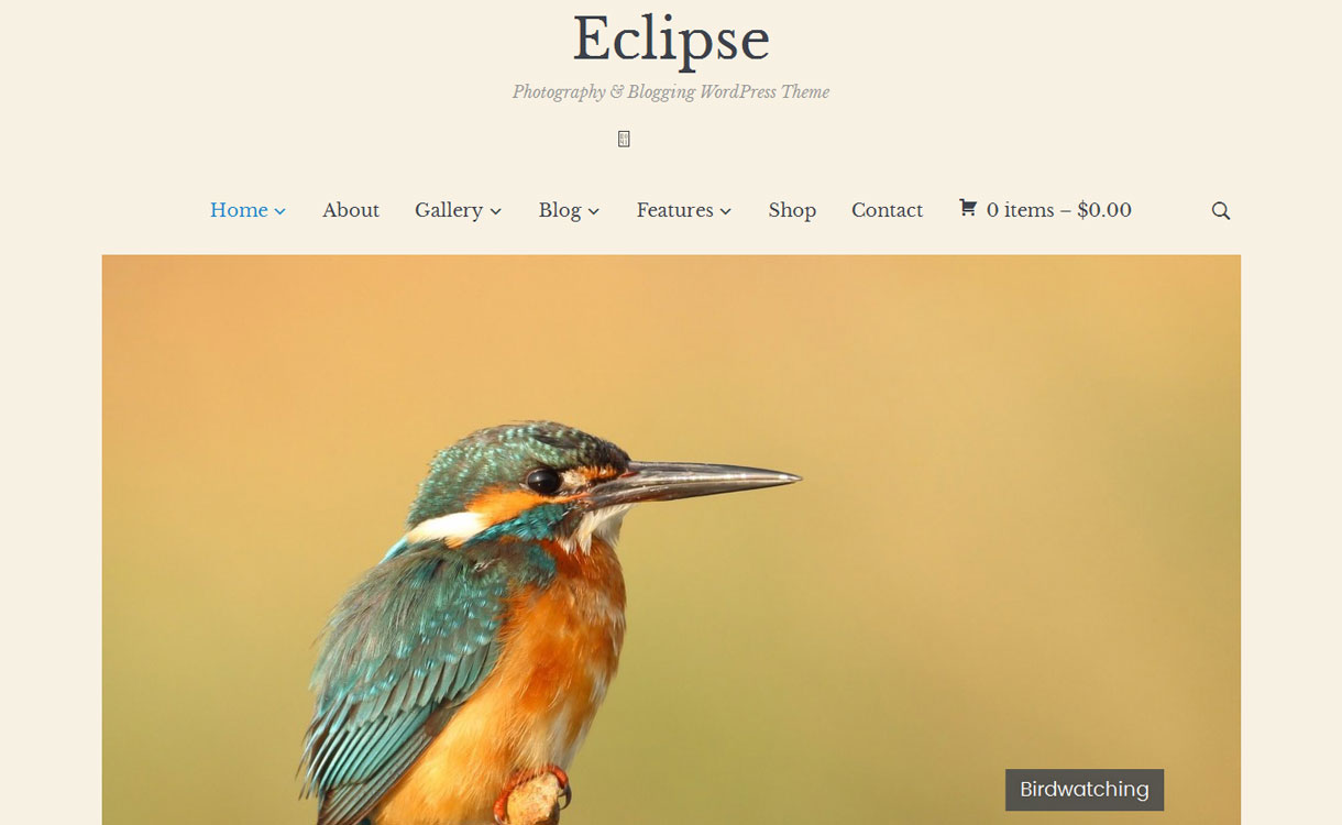 Eclipse-Premium-Photography WordPress Theme