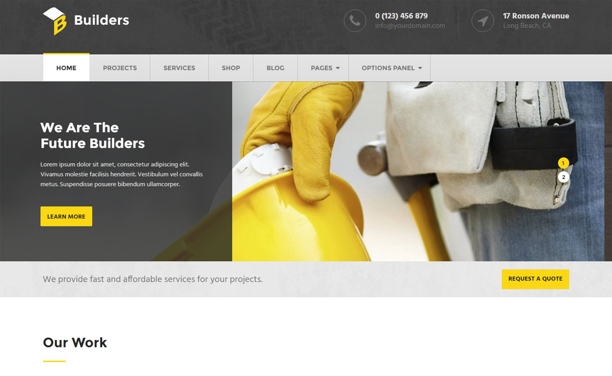 Builders - Premium Construction WordPress Theme