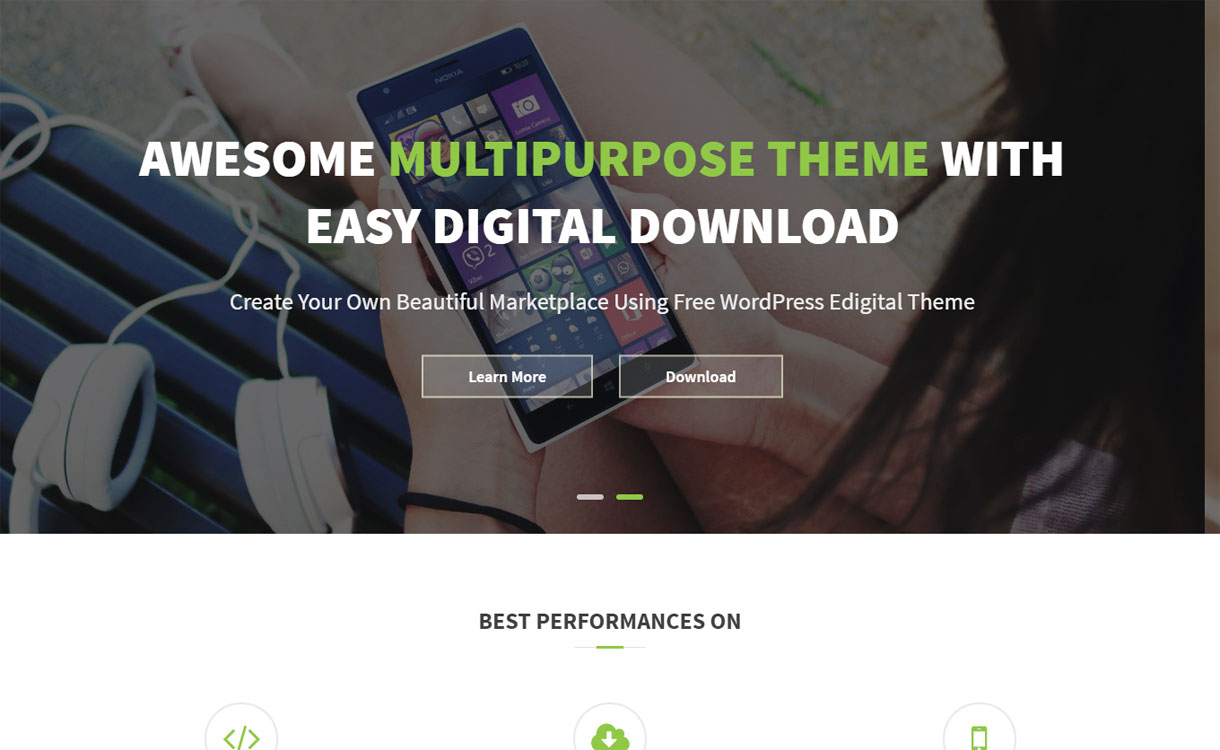 Edigital - Free Multipurpose WordPress Theme