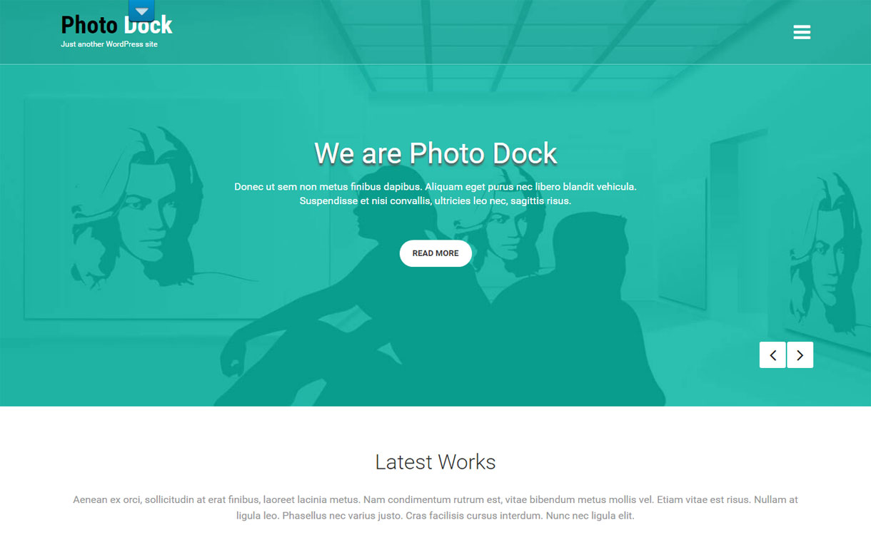 Photo Dock - Responsive Portfolio WordPress Theme