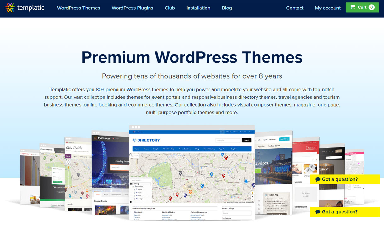 Templatic - Best WordPress Plugin Store