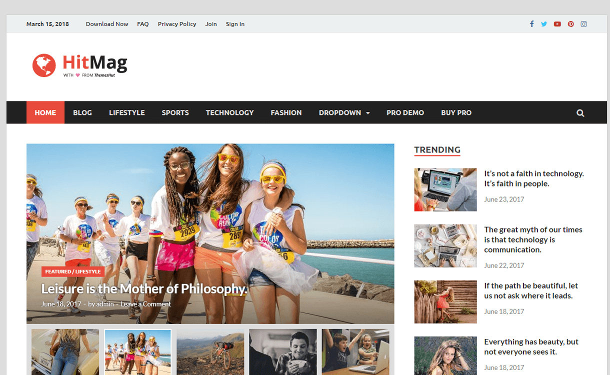HitMag-Best Free WordPress News-Magazine/Online Editorial Themes