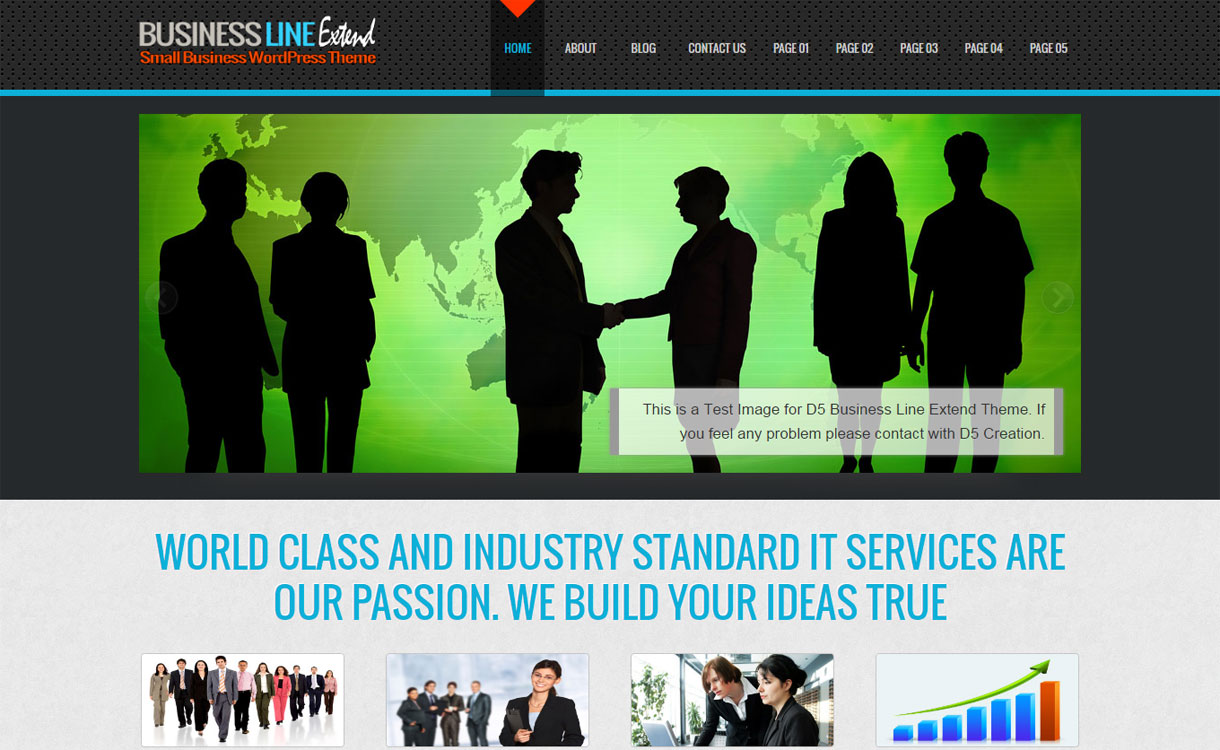 Business Line - Professional Business WordPress Theme