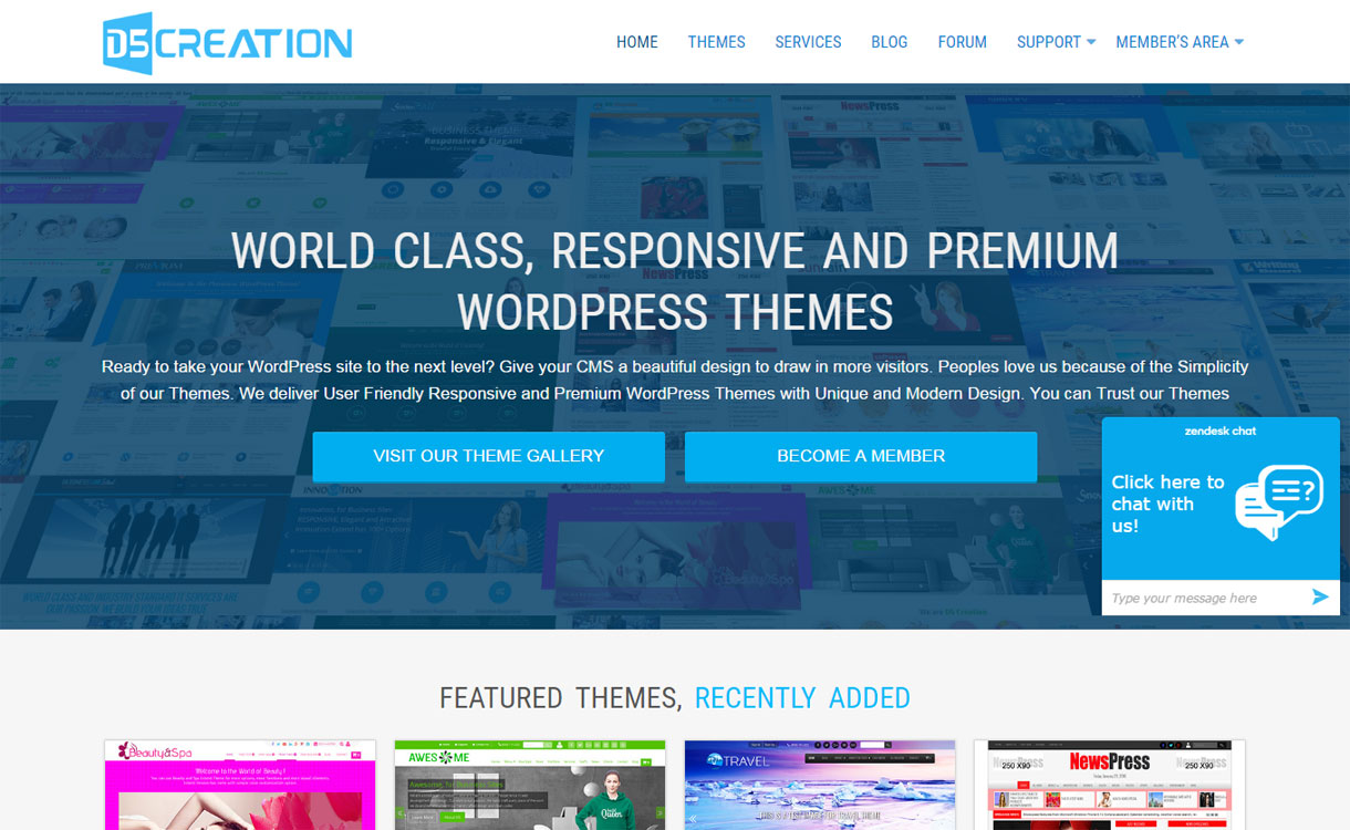 D5 Creation - WordPress Theme Store