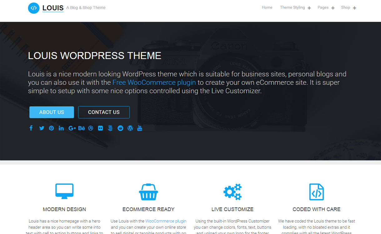 Louis Theme - Premium Modern WordPress Theme