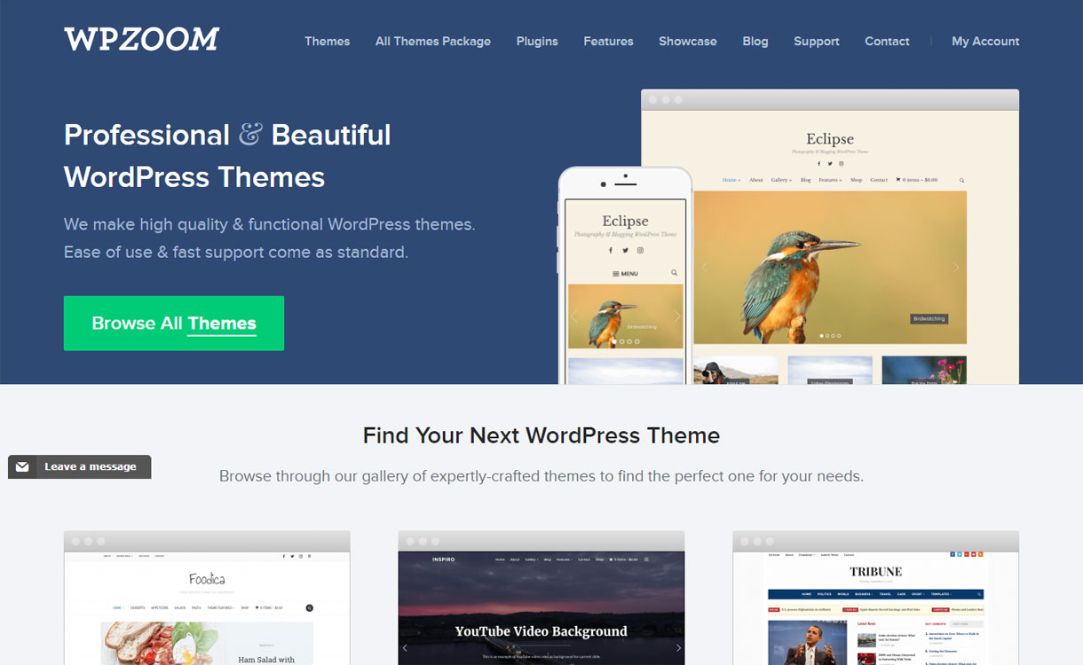 WPZoom - Best WordPress Themes Store
