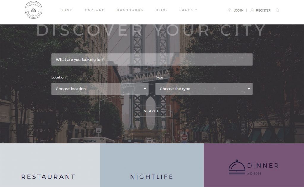 Locales - City Guide WordPress Theme