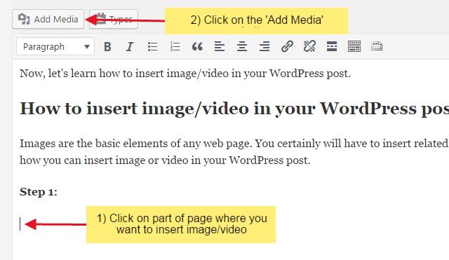 How to create your first WordPress post?