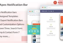 Apex Notification Bar - Responsive Notification Bar Plugin
