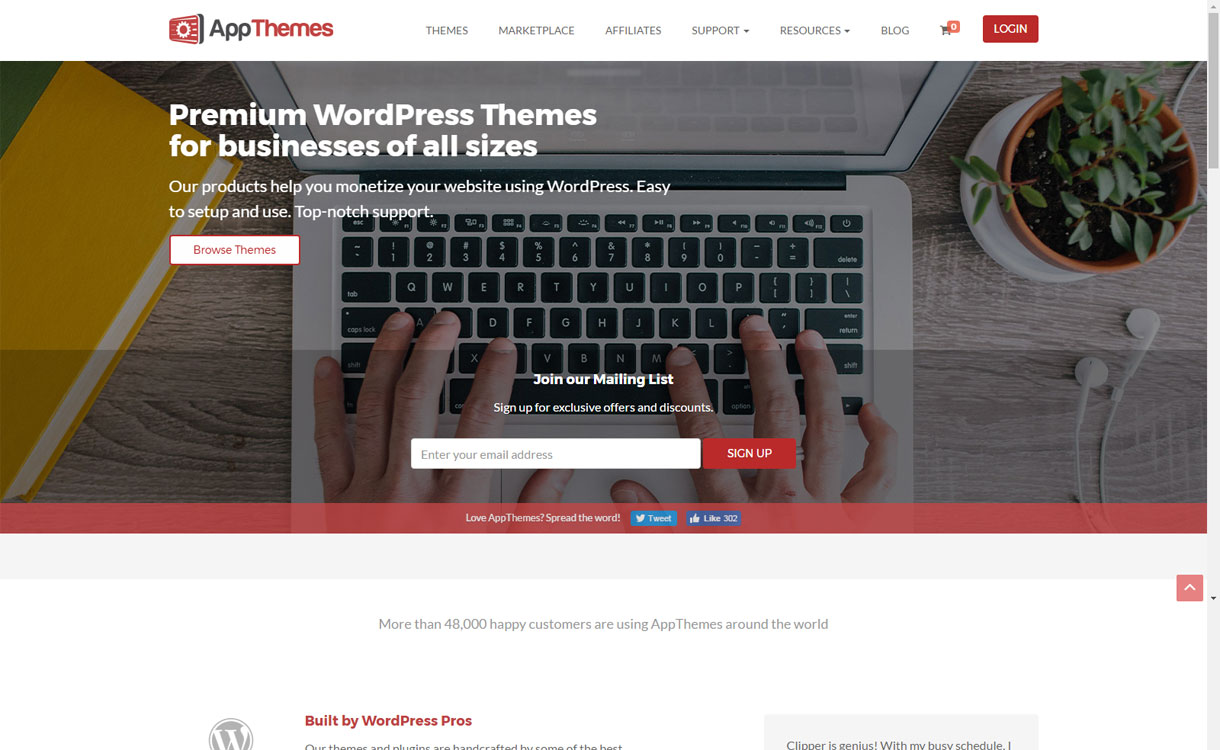 AppThemes - Brilliant WordPress Theme Development Company