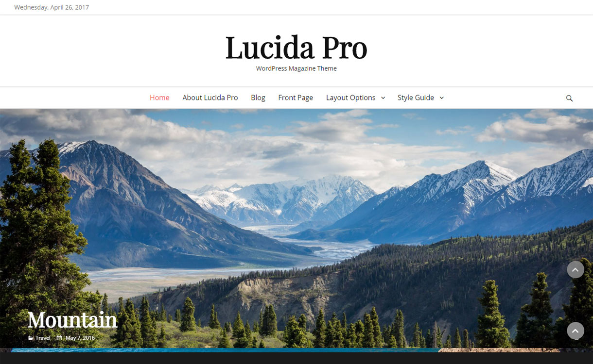 Lucida Pro - Responsive Magazine WordPress Theme