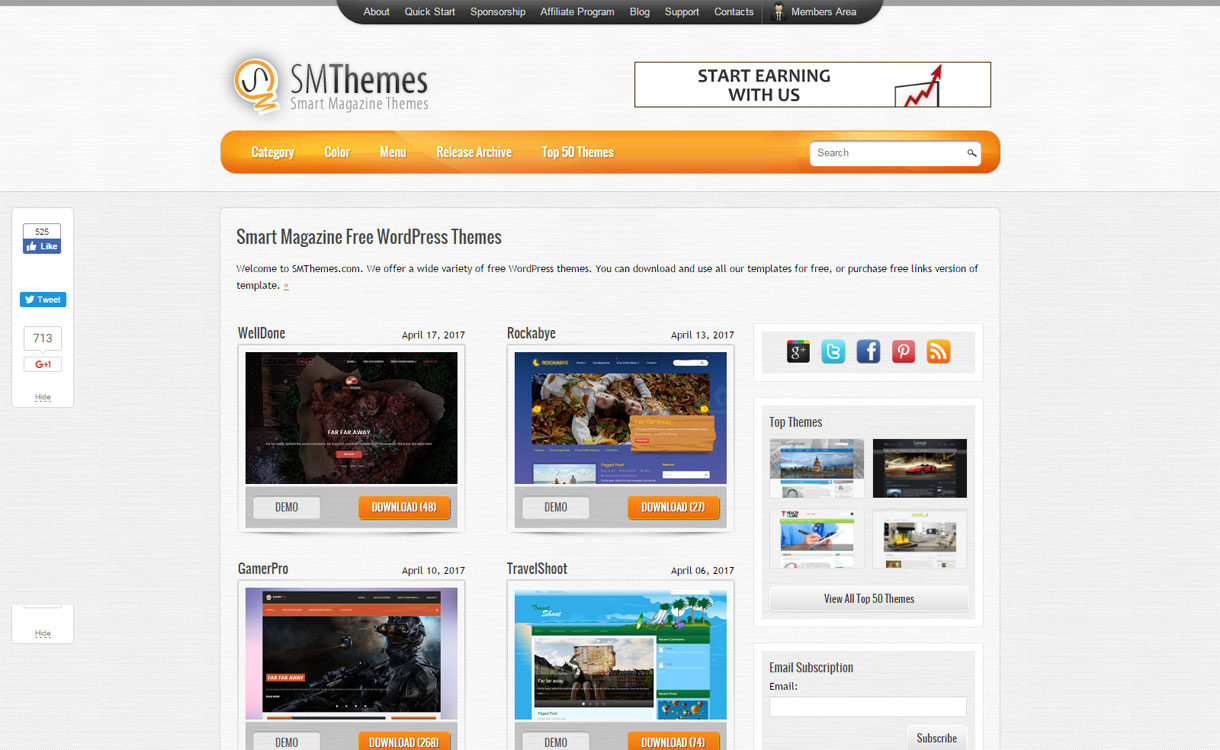 SMThemes - Professional WordPress Theme Store