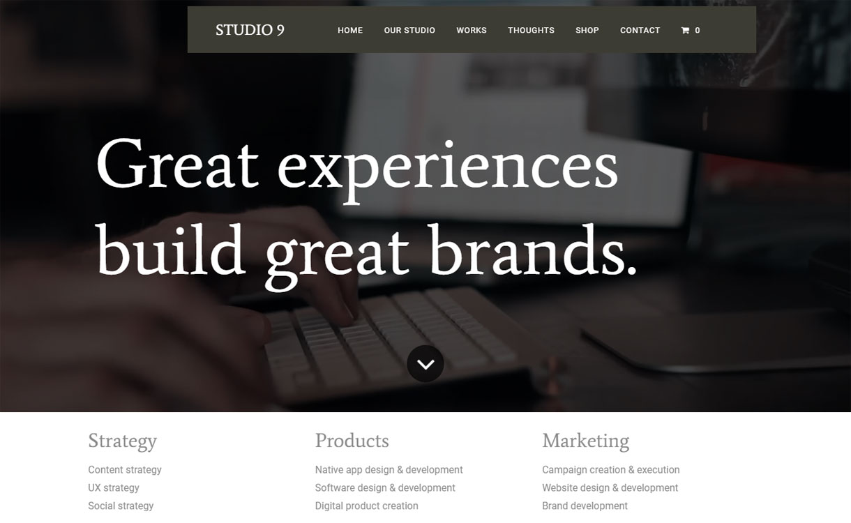 Studio 9 - Premium Business WordPress Theme