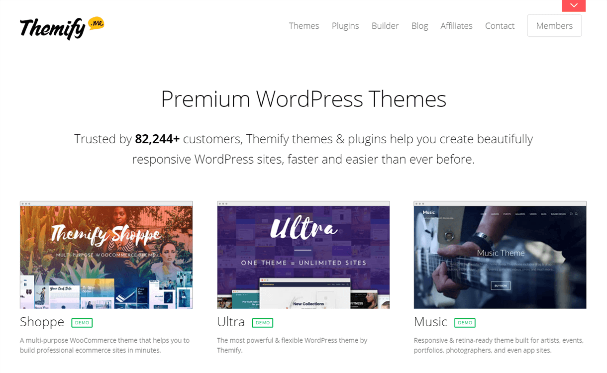 20% Off in WordPress Plugin by Themify