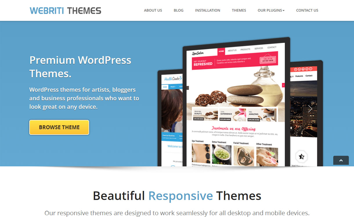 Webriti Themes - WordPress Theme Store