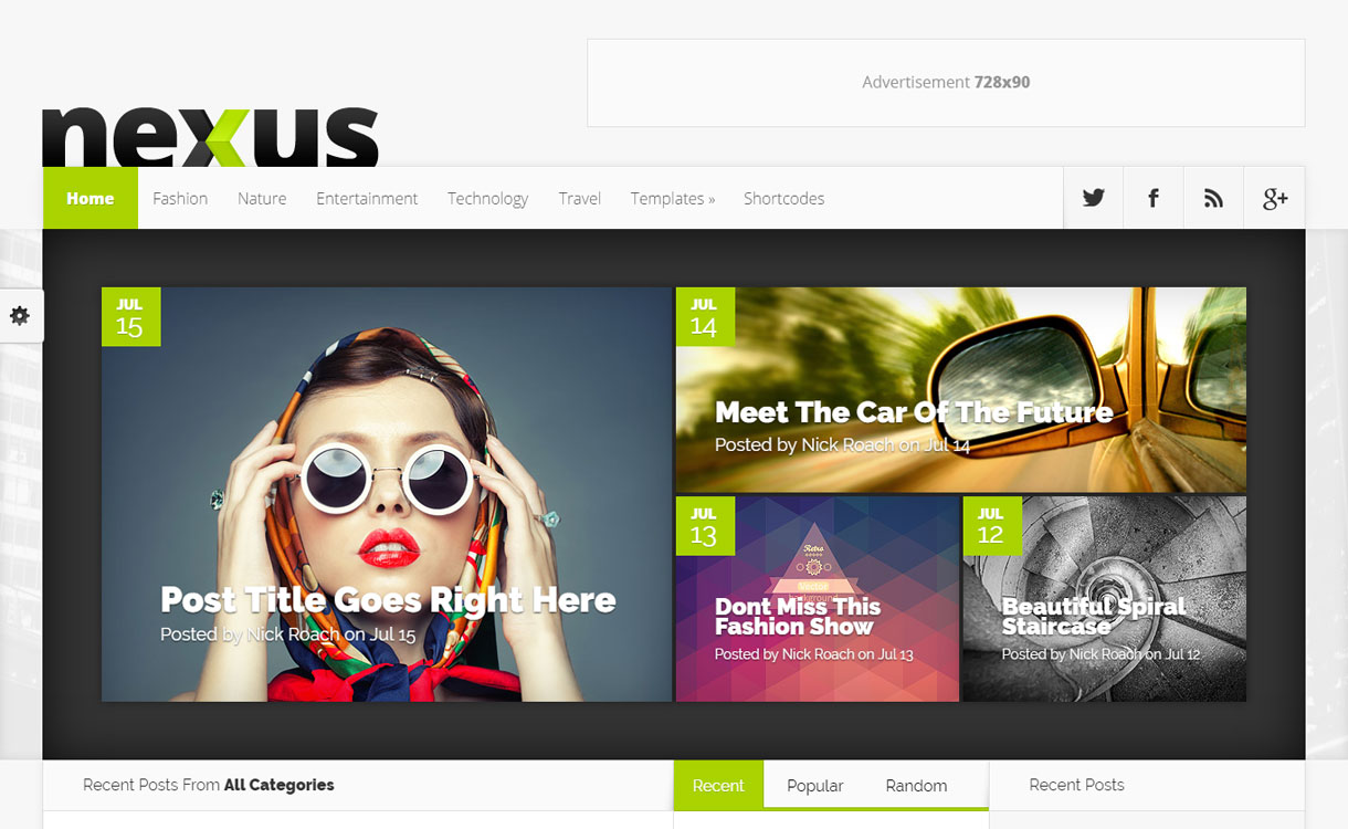 Nexus -Versatile Magazine WordPress Theme