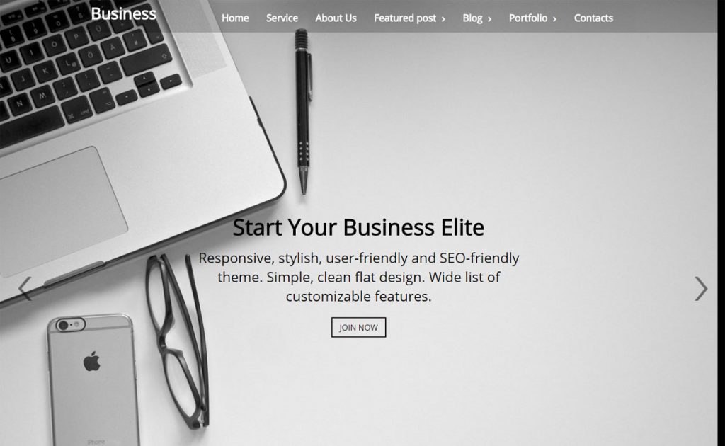 Business Elite - Premium OnePage WordPress Theme