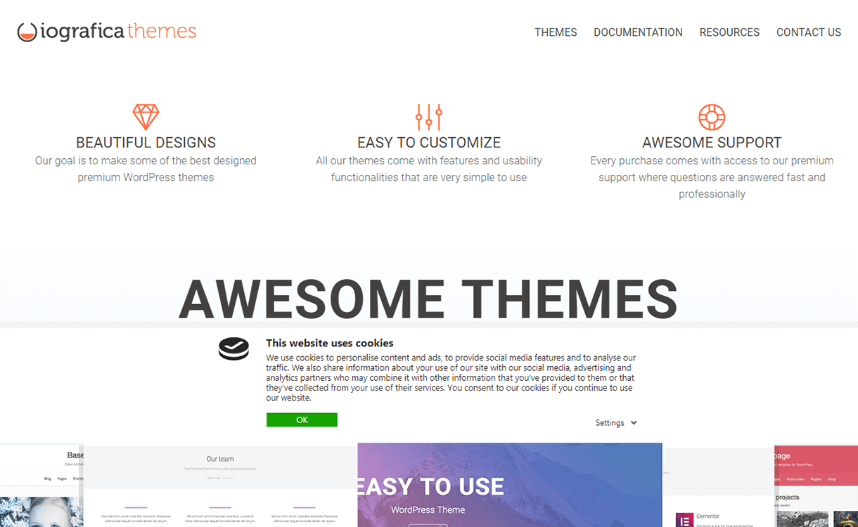 10% Off in WordPress Themes and Plugins by Iografica Themes