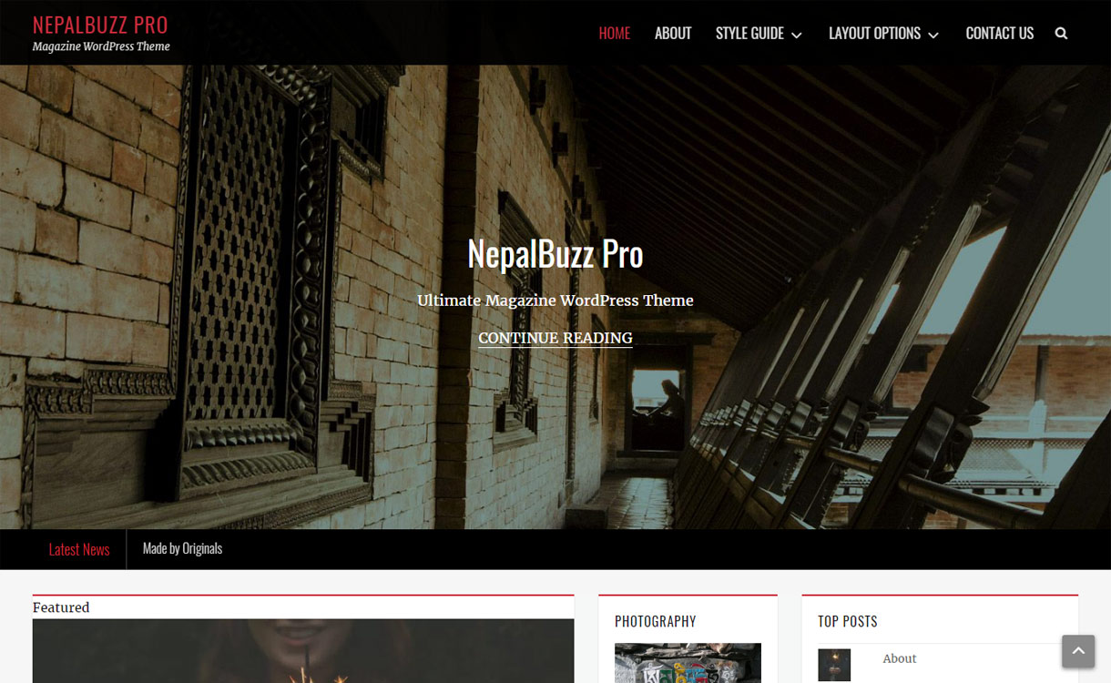 Nepalbuzz - Free Magazine WordPress Theme