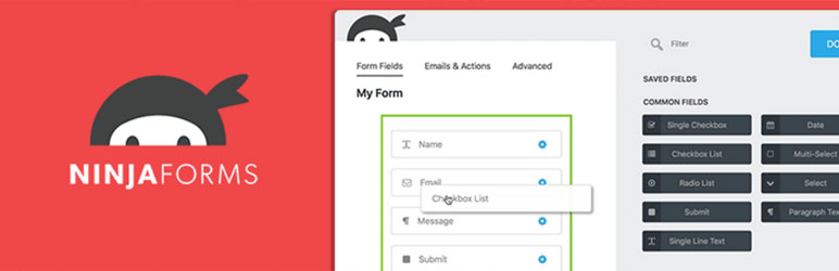 Ninja Forms - Best Free WordPress Form Builder Plugins