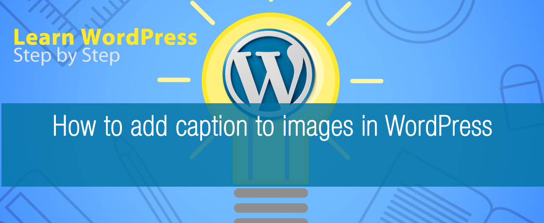 How to add caption to images in WordPress