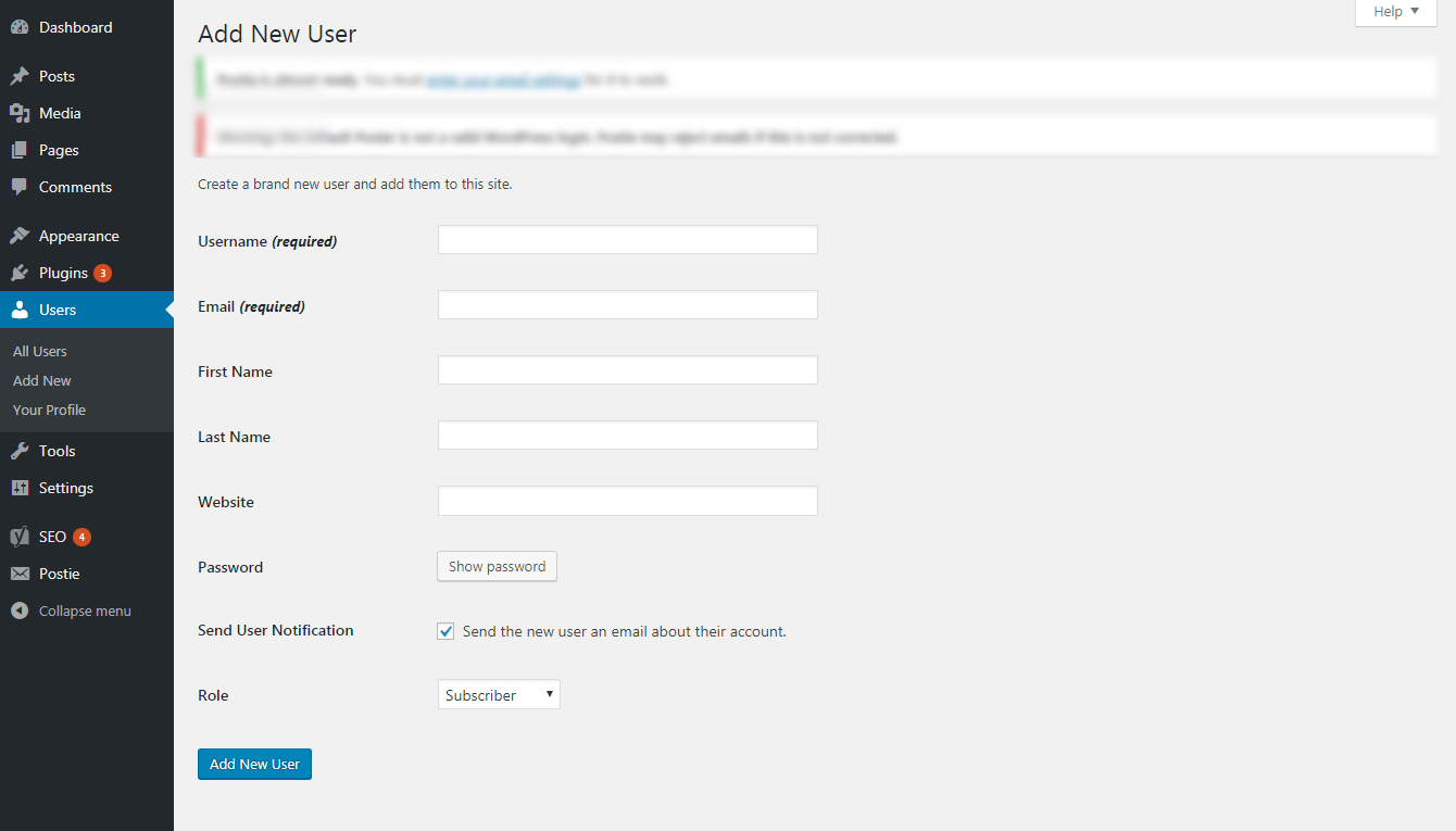 How to add users and authors to your WordPress Blog