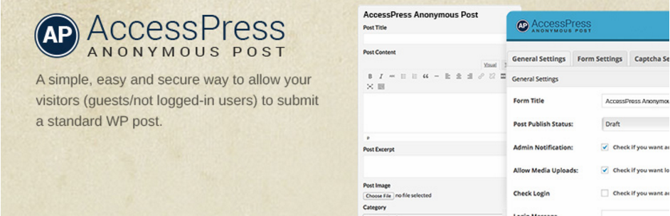 AccessPress Anonymous Post