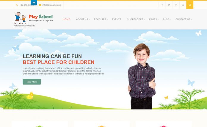Play School Lite - Free Education WordPress Theme