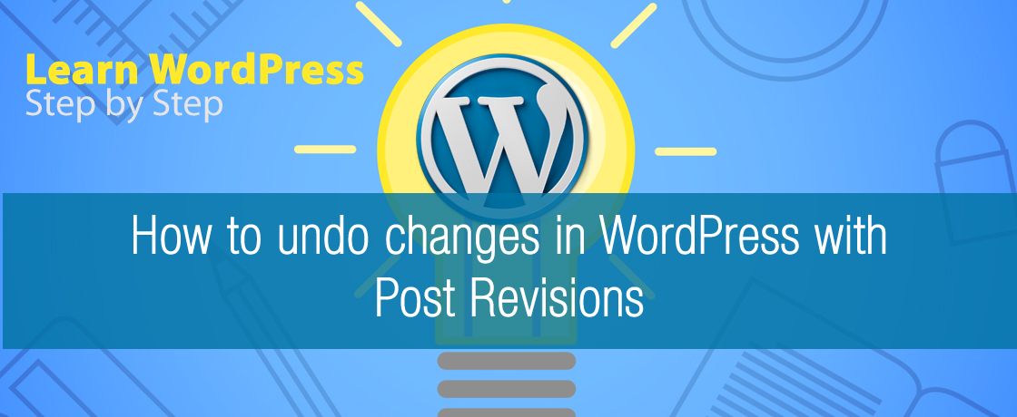 How to undo changes with Post Revisions