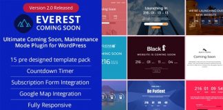 Best Coming Soon & Maintenance Mode Plugins for WordPress: Everest Coming Soon