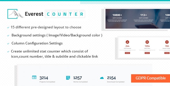 Everest Counter - Beautiful Stat Counter WordPress Plugin