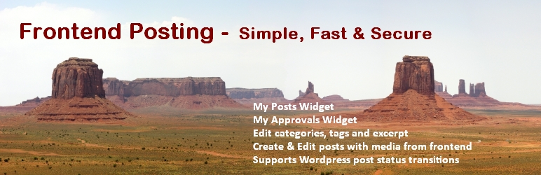 Frontier Post: Best WordPress Frontend Post Plugins
