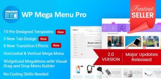 WP Mega Menu Pro - WordPress Mega Menu Plugin