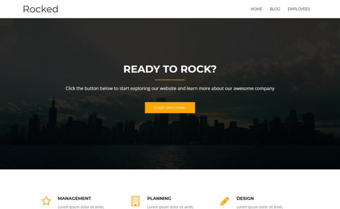 Rocked - Free WordPress Business/Corporate Theme