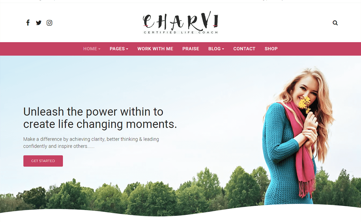 Charvi Coach Consulting-Best Premium WordPress Business Agency Themes