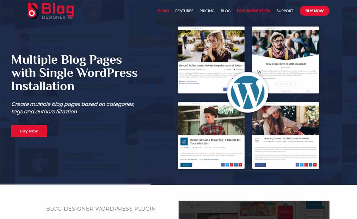 Blog Designer Pro - Premium WordPress Blog Manager Plugins